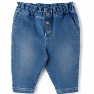 Chloe Girls Designer Baby Indigo Faded Jeans size 9 months